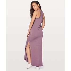 Lululemon Refresh Pima Cotton Maxi Dress II in Heathered Dusty Mauve